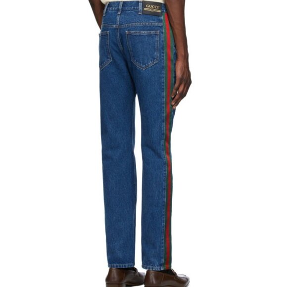 NWT Gucci Regular Fit Marble Jeans Size 34 - Picture 2 of 14
